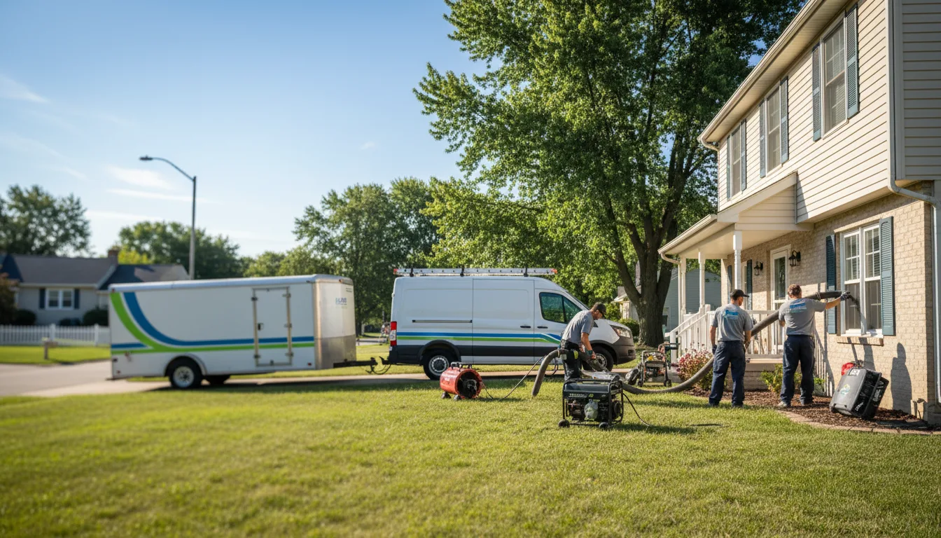 Flooded Basement Restoration And Cleanup With Repair in Dakota City, NE near me